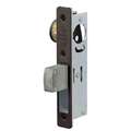 Adams Rite AdamsRite: MS DEADBOLT 1 1/8 BS 313 1 1/8  Inch Backset Flat Faceplate Dark Bronze ADR-MS1850S-310-313